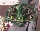 Emerald Victorian Fan